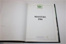 Jack Nicklaus Signed 1986 Masters Tournament Green Annual Book JSA ALOA