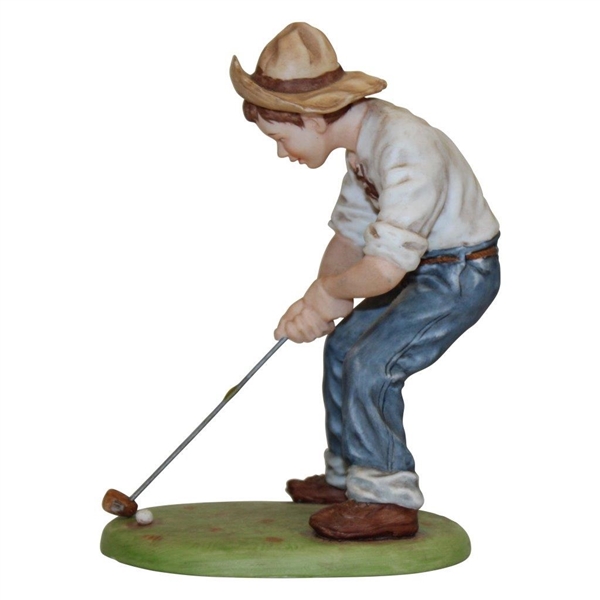 Pinehurst Golf Club Putter Boy Benedictine Ceramic Statue