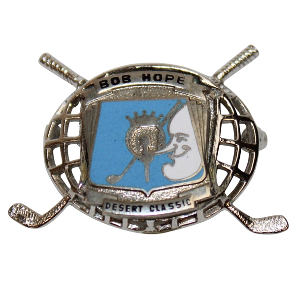 Bob Hope Desert Classic Sterling Silver Crossed Clubs Pin