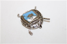 Bob Hope Desert Classic Sterling Silver Crossed Clubs Pin