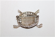 Bob Hope Desert Classic Sterling Silver Crossed Clubs Pin