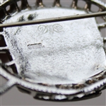 Bob Hope Desert Classic Sterling Silver Crossed Clubs Pin