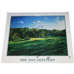 Ballesteros, Nicklaus, Palmer, & 25 Other Masters Champs Signed 2001 Masters Poster JSA ALOA