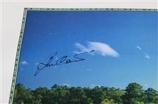 Ballesteros, Nicklaus, Palmer, & 25 Other Masters Champs Signed 2001 Masters Poster JSA ALOA