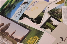 Fifty (50) Various Modern Golf Club/Course Official Scorecards - California 