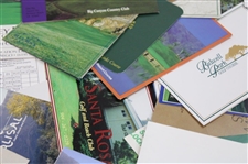 Fifty (50) Various Modern Golf Club/Course Official Scorecards - California 