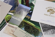 Fifty (50) Various Modern Golf Club/Course Official Scorecards - California 