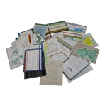 Fifty (50) Various Modern Golf Club/Course Official Scorecards - California