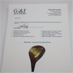 Paul Azinger's Personal Used MacGregor Tourney Oil Hardened Driver