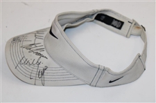 Mickelson, Goosen, Weir, Sergio & Appleby Signed Visor JSA ALOA