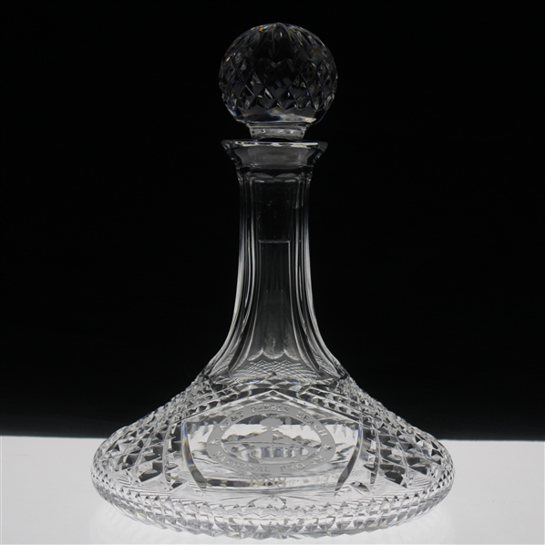 Paul Azingers 1988 AT&T Pebble Beach Pro-Am Glass Decanter with Stopper