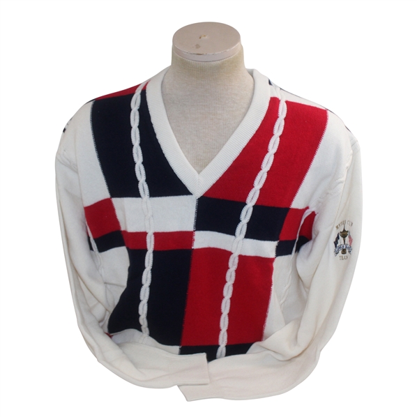 Paul Azingers 1991 Ryder Cup at Kiawah Team USA Cashmere Golf Sweater