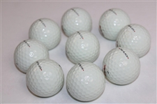 Paul Azinger's Nine (9) Personal Marked Nike One Black Logo Golf Balls