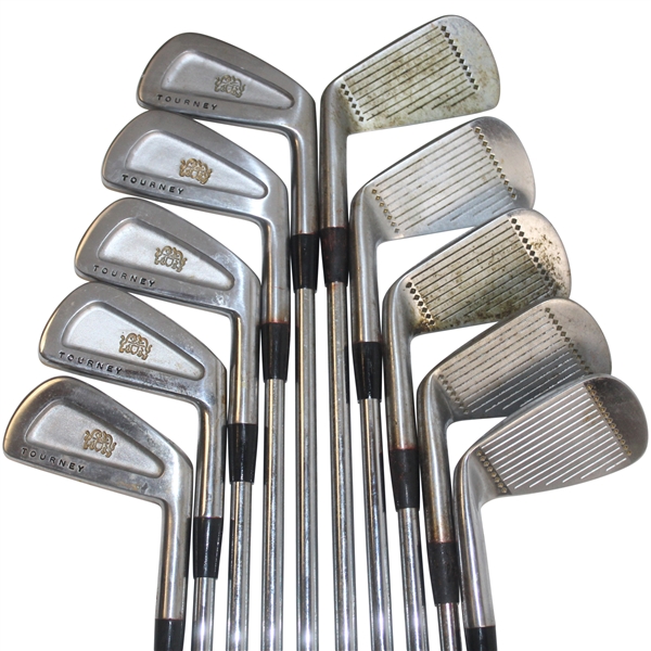 Paul Azingers Personal Used MacGregor Tourney DW 1 Iron-PW Iron Set with Extra 2 Iron
