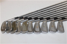 Paul Azinger's Personal Used MacGregor Tourney DW 1 Iron-PW Iron Set with Extra 2 Iron