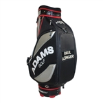 Paul Azinger Match Used Adams Golf Black, Red, & Silver Full Size Golf Bag