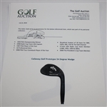 Paul Azinger's Personal Used Callaway Golf Prototype 54 Degree Wedge