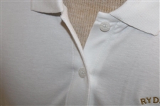 Ryder Cup at The Belfry Team USA Lady Antigua White Golf Polo - Paul Azinger Collection