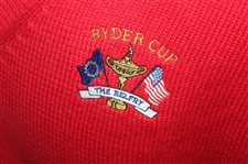 Ryder Cup at The Belfry Team USA Lady Antigua Red V-Neck Sweater - Paul Azinger Collection