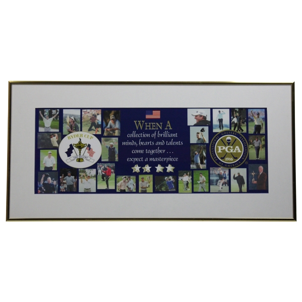 Paul Azingers PGA of America Ryder Cup at The Belfry Display - Framed