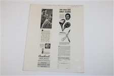 Walter Hagen Haig Ultra, Lawson Little Clubs, Acushnet, Dunlop & Grand Slam Golf Club Ads 1926-1963