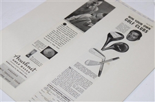 Walter Hagen Haig Ultra, Lawson Little Clubs, Acushnet, Dunlop & Grand Slam Golf Club Ads 1926-1963