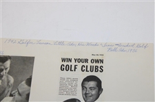 Walter Hagen Haig Ultra, Lawson Little Clubs, Acushnet, Dunlop & Grand Slam Golf Club Ads 1926-1963