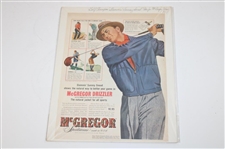 Four (4) Vintage Mcgregor St. Andrews, Billy Casper & Sam Snead Golf Ads 1950-1960