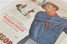 Four (4) Vintage Mcgregor St. Andrews, Billy Casper & Sam Snead Golf Ads 1950-1960