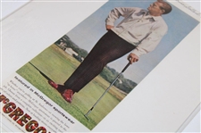 Four (4) Vintage Mcgregor St. Andrews, Billy Casper & Sam Snead Golf Ads 1950-1960