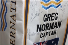 Greg Norman's Personal 2009 Presidents Cup Bag Signed by International Team JSA ALOA