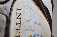 Greg Norman's Personal 2009 Presidents Cup Bag Signed by International Team JSA ALOA