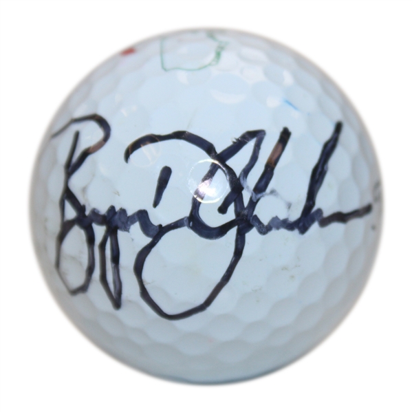 Bryson Dechambeau Signed Titleist Masters Logo Practice Golf Ball JSA ALOA