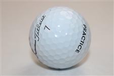 Bryson Dechambeau Signed Titleist Masters Logo Practice Golf Ball JSA ALOA