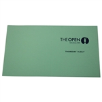 2005 Open Championship at St. Andrews Official Thursday Scorecard - Tiger win