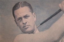 Bobby Jones Signed Ltd Ed Augusta National Member T. Stephens Print to Spalding FULL JSA #YY97647