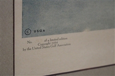 Bobby Jones Signed Ltd Ed Augusta National Member T. Stephens Print to Spalding FULL JSA #YY97647