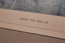 Bobby Jones Signed Ltd Ed Augusta National Member T. Stephens Print to Spalding FULL JSA #YY97647