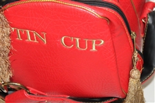 1996 Movie 'Tin Cup' Golden Tassels Full Size Golf Bag Signed by Director Ron Shelton