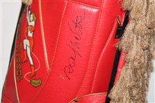 1996 Movie 'Tin Cup' Golden Tassels Full Size Golf Bag Signed by Director Ron Shelton