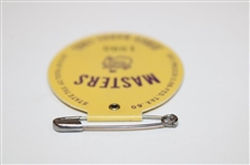 1965 Masters Tournament SERIES Badge #1995 - Jack Nicklaus Winner