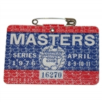 1976 Masters Tournament SERIES Badge #16270 - Ray Floyd Winner