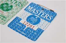 1982 & 1983 Masters Tournament SERIES Badges #12065 & #12281 - Seve & Stadler Winners