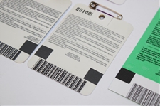 1998, 1999, 2000 Masters SERIES Badges with 2003 Masters Ticket