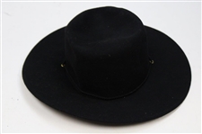 Chi Chi Rodriguez's Personal Black Wool Cowboy Hat 