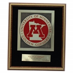 Chi Chi Rodriguezs World Ambassador Of Golf Plaque From The University Of Minnesota 