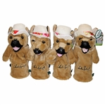 Four (4) Chi Chi Rodriguez Dog Club Headcovers Stitched Chi Chi Rodriguez 