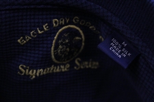 Chi Chi Rodriguez's Personal Eagle Dry Goods Co. Signature Series Navy Blue Polo w/Sponsor - M