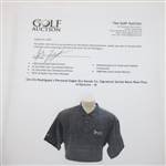 Chi Chi Rodriguez's Personal Eagle Dry Goods Co. Signature Series Navy Blue Polo w/Sponsor - M