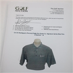 Chi Chi Rodriguez's Personal Eagle Dry Goods Co. Signature Series Blue Polo w/Sponsor - M